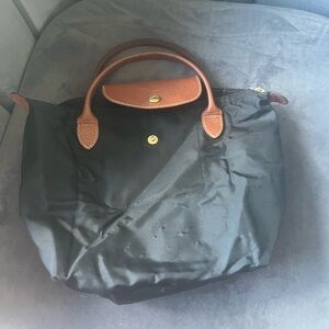 Longchamp Le Pliage Small Black Tote Bag